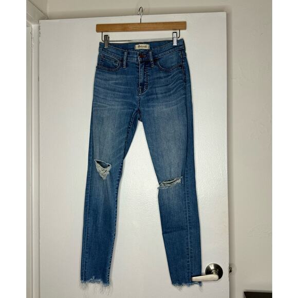 Madewell Women's Size 26 Skinny Jeans - Distressed Denim - Picture 1 of 7